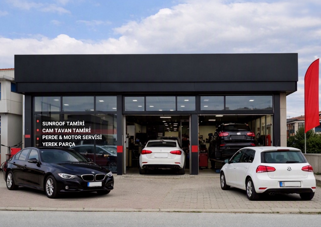 Oto Servis Dükkan Önü